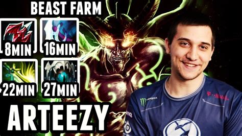 Arteezy Terrorblade Pro Gameplay Farming Machine Dota Mmr