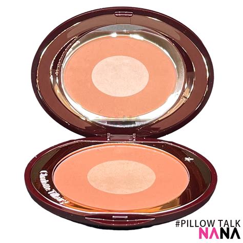 Charlotte Tilbury Cheek To Chic Two Tone Powder Blush Pillow Talk G