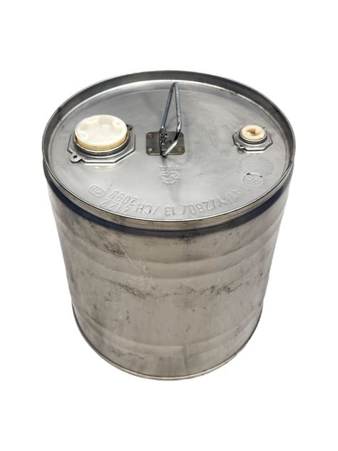 Used Gallon Stainless Steel Barrel Closed Head