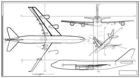 Aircraft Technical Drawing Time Lapse Hd Stock Footage Youtube