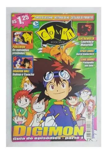 Revista Comix Book Shop Magazine N Digimon Pok Mon Cx