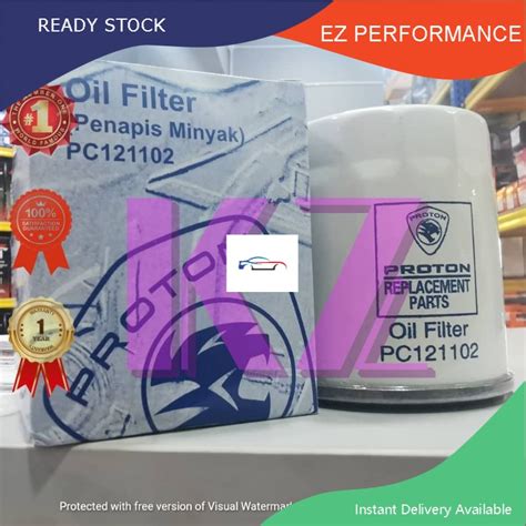 Ready Stock Proton Oil Filter Saga Blm Flx Gen Waja Persona Wira