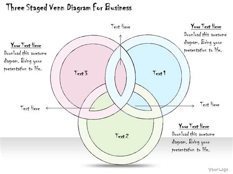 0314 Business Ppt Diagram Three Staged Venn Diagram For Business