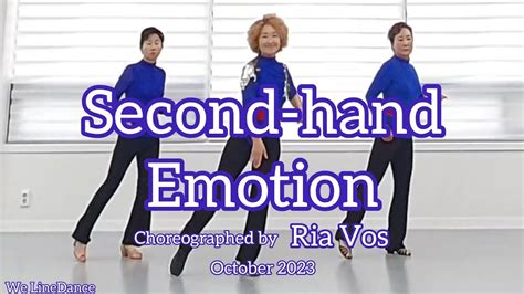 Second Hand Emotion Linedance Beginner Level Ria Vos October