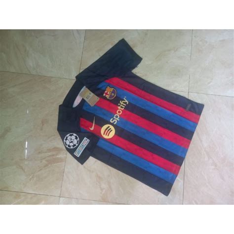 Jual JERSEY BAJU BOLA BARCELONA HOME 2022 2023 FULL PATCH UCL NEW