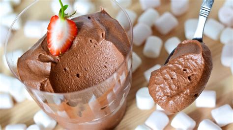 Шоколадный мусс с маршмеллоу ☆ Быстрый рецепт ☆ Chocolate mousse with ...