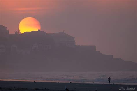 Good Harbor Beach Misty Morning Sunrise Kim Smith Films