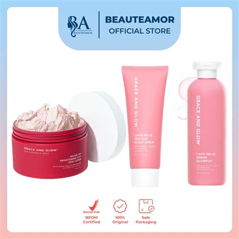 Jual Beauteamor Grace And Glow Rouge Brightening Clay Body