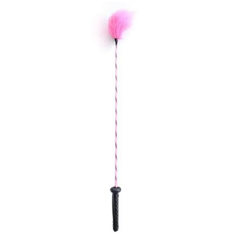 Adult Games Pink Feather Clit Ticklers Flirting Slave Flogger Bdsm Whip