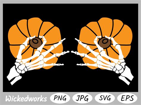 Skeleton Boob Hands Svg Bundle Don T Touch My Pumpkins Etsy