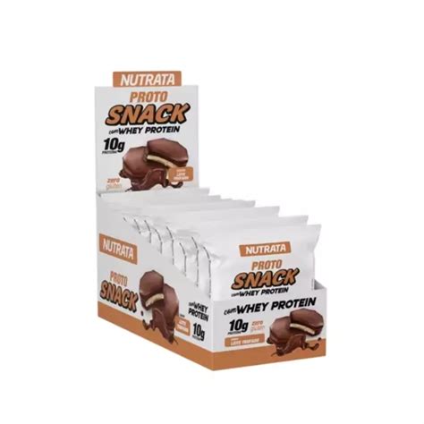 PROTO SNACK NUTRATA 10UN 50G LEITE TRUFADO