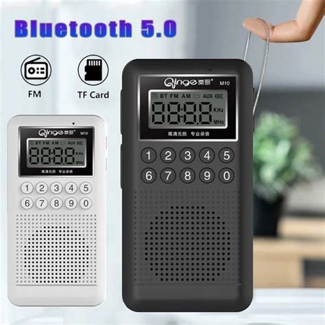 Ganbao Beyaz Mini Fm Radyo Taşınabilir Bluetooth 5 0 Fiyatı