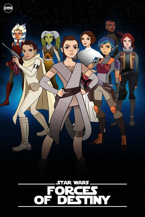 Star Wars Forces Of Destiny TV Series 2017 2018 Posters The