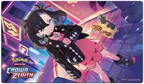 Marnie And Morpeko Playmat Game Mat Official Pokemon Tcg Play Mat For