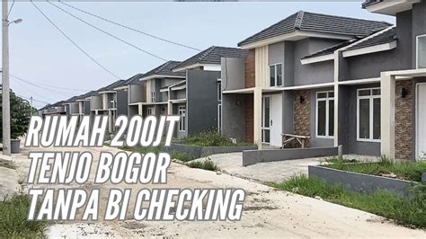 Rumah Ready Siap Huni Jutaan Tanpa Bi Checking Di Tenjo Semua