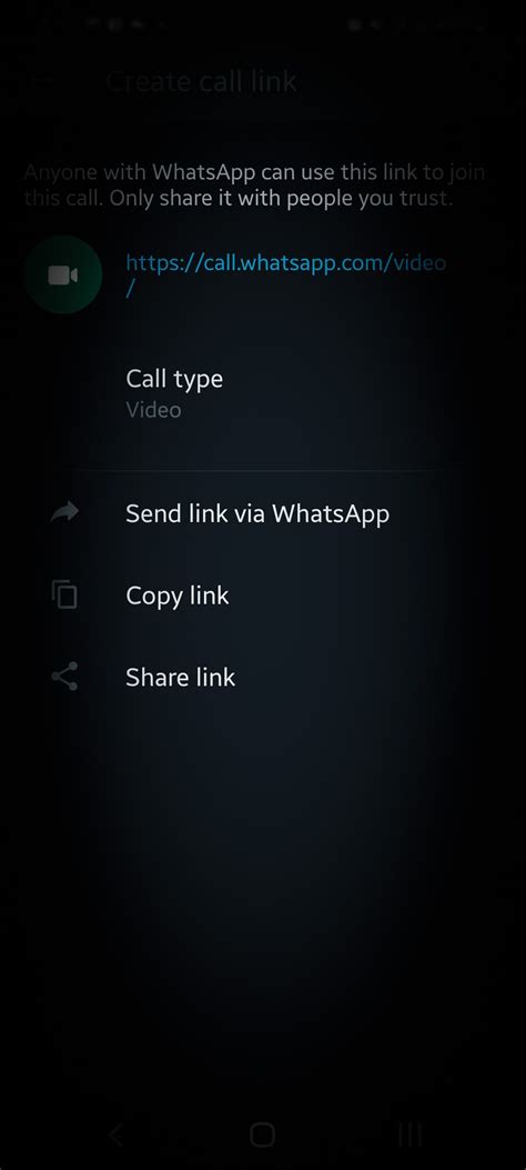 How To Make And Use WhatsApp Call Links