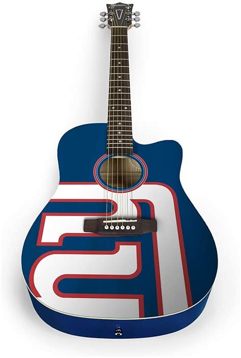 Woodrow Guitar By The Sports Vault Nfl Acoustic Guitar Reverb