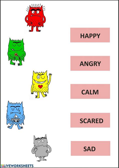 Emotions And Feelings Interactive Worksheet Feelings And Emotions Emotions Game Emotions