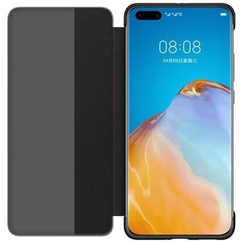 Оригинален Smart View Flip cover калъф с прозорец за Huawei P40 Pro