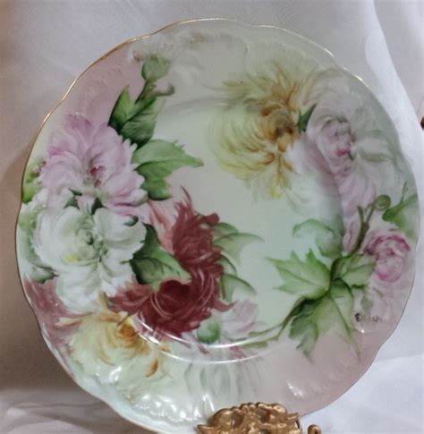 J C Bavaria Cake Plate Charger SENTA Signed Etsy Cake Plates