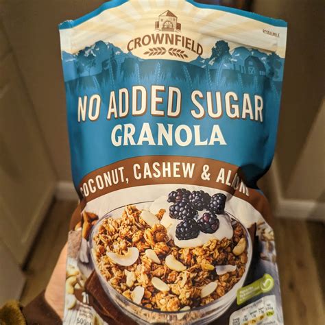 Crownfield No Added Sugar Granola Coconut Cashew And Almond Reviews