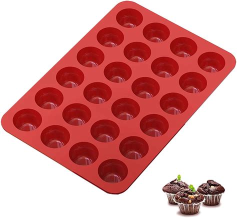 SILIVO Mini Muffinform Silikon für 24er 1 Stück Silikon