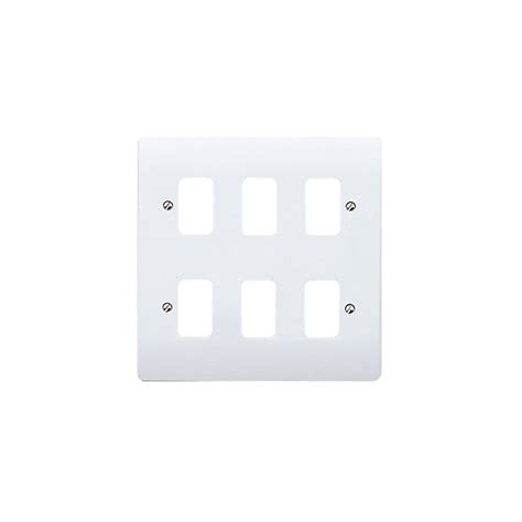 Logic Grid Plus Module Front Plate White