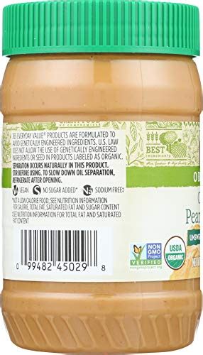 365 Organic Peanut Butter Creamy Organic Shortlist