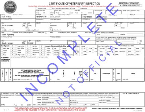 Vet Certificate For Travel Besttravels Org