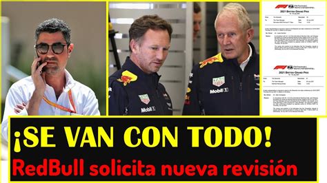 Van Con Todo Red Bull Racing Solicita Revisi N Charlie Racing F