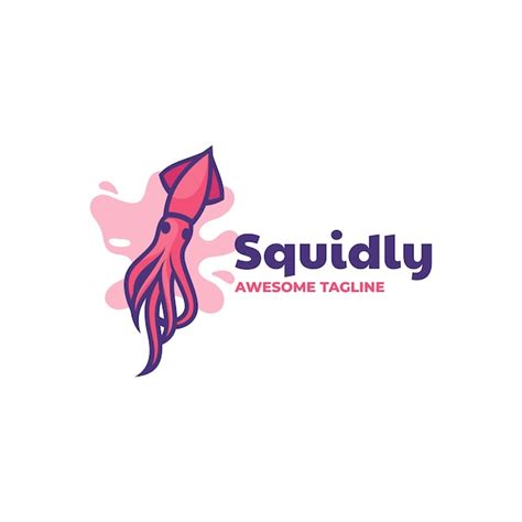 Premium Vector Logo Squid Mascot Cartoon Style Premium Vector