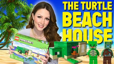 Lego® Minecraft Set 21254 The Turtle Beach House 2024 Review And Speed Build Youtube