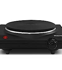 Amazon Elite Gourmet ESB BF Countertop Single Flat Burner Electric Hot Burner