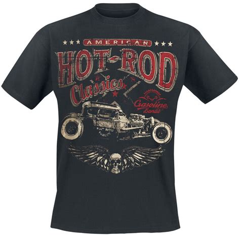 Hot Rod Classics Gasoline Bandit T Shirt Emp