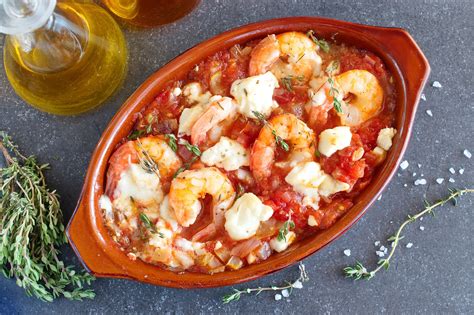 Shrimp With Tomatoes And Feta Epicurious