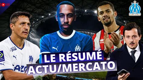 OM AUBAMEYANG C EST FAIT NDIAYE ET SANCHEZ ACTU LE RÉSUMÉ