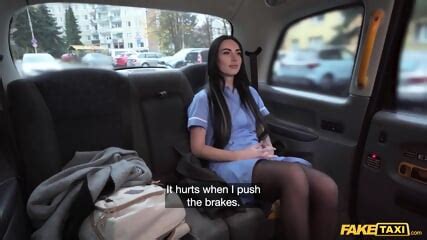 Fake Taxi Hot Nurse In Uniform Gives Driver A Suck And Fuck Before A Meeting