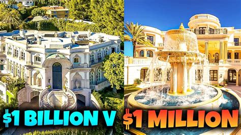 The Difference Between 1 Million And 1 Billion Mansion Mansions 1 Billion Dollars Different