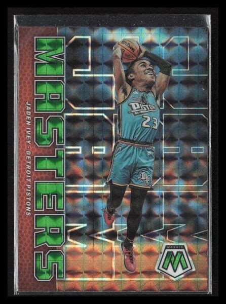 Panini Mosaic Jam Masters Mosaic Prizm Jaden Ivey Rc For