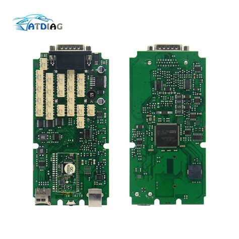 Newest Green Relays Single Board Pcb New Vci With Bluetooth