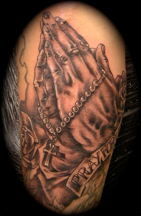 Praying Hands tattoo by CairnsCityTattoo on DeviantArt