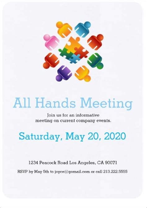 59 Meeting Invitation Designs Psd Ai Word Indesign