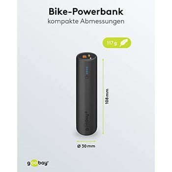 Goobay 60656 Bike Powerbank 5 0 5000 mAh inkl verstärkter Halterung