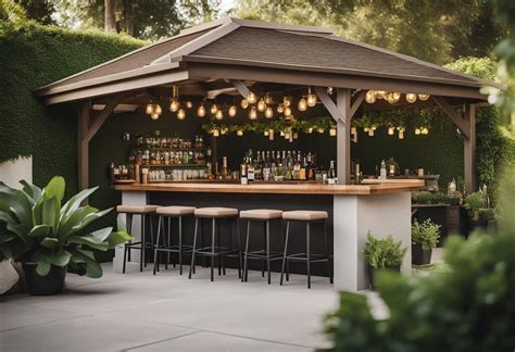 Outdoor Bar Ideas With Pergolas - Pergolaz