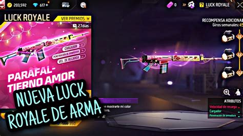 C Mo Sacar La Nueva Luck Royale De Arma Parafal Tierno Amor En Free