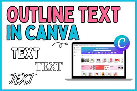 How To Outline Text In Canva (In One Click !)