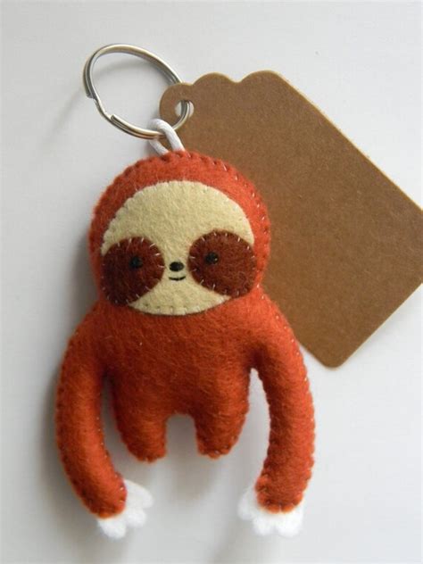 Sloth Keychain