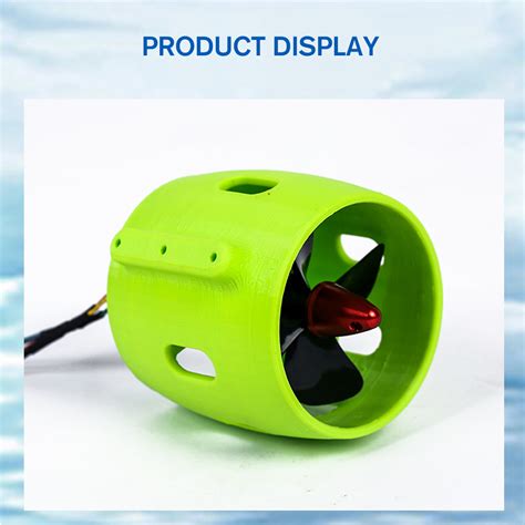 New 12v 24v Diy Ship Underwater Thruster Brushless Motor Propeller For Rc Boat Bait Tug Auv