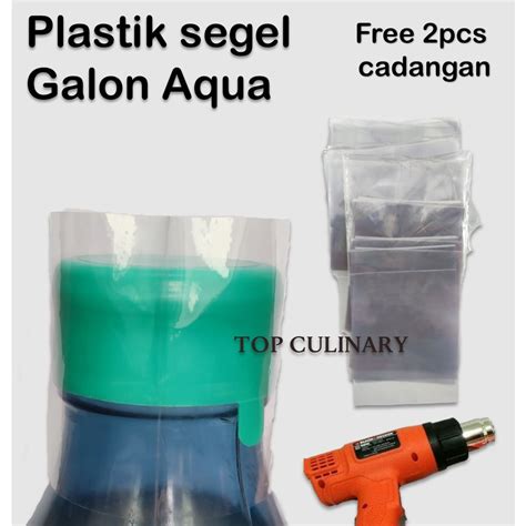 Jual Plastik Segel Tutup Botol Galon Aqua Pvc Shrink Lembaran Isi