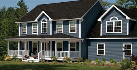 Alside Harbor Blue Or Midnight Blue Vinyl Siding Colors Vinyl Siding